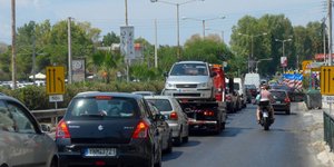 Έργα στη Λεωφόρο Ποσειδώνος / Φωτογραφία: EUROKINISSI - Γιάννης Παναγόπουλος