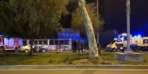 Η λεωφόρος Ποσειδώνος έκλεισε για αρκετή ώρα μετά το δυστύχημα