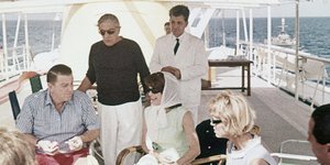 Αριστοτέλης Ωνάσης- Τζάκι Κένεντι/ Φωτογραφία: AP