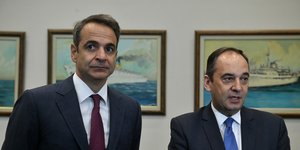 Κυριάκος Μητσοτάκης και Γιάννης Πλακιωτάκης