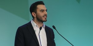 Ο Μανώλης Χριστοδουλάκης στο Συνέδριο του ΠΑΣΟΚ