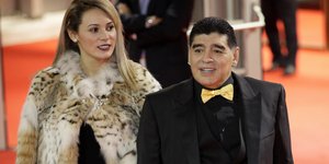 Ο Ντιέγκο Μαραντόνα με την πρώην σύντροφό του Ρότσιο Ολίβα