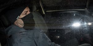 Ο Δημήτρης Λιγνάδης κατά την μεταγωγή του στις φυλακές