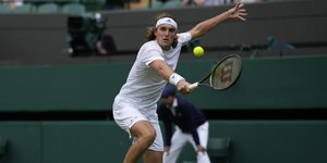 Ο Στέφανος Τσιτσιπάς στο Wimbledon