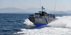 Hellenic coast guard boat