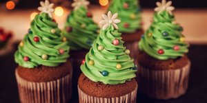 Χριστουγεννιάτικα cupcakes