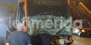 From the accident in the in the port city of Piraeus