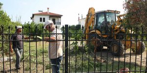 κατεδάφιση στη Χαλκιδική/Φωτογραφία: Eurokinissi