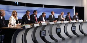 Το 2ο debate των 9 υποψηφίων για την ηγεσία της Κεντροαριστεράς -Φωτογραφία: Intimenews